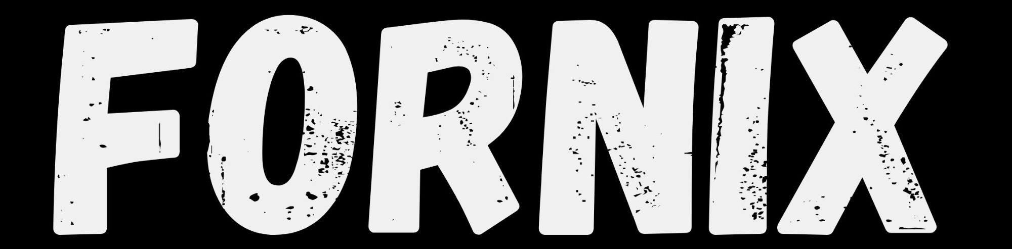 der Schriftzug Fornix in Großbuchstaben