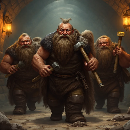 Fornixer Minenarbeiter Zwegre gehen von der Arbeit heim und laufen auf den Betrachter zu.